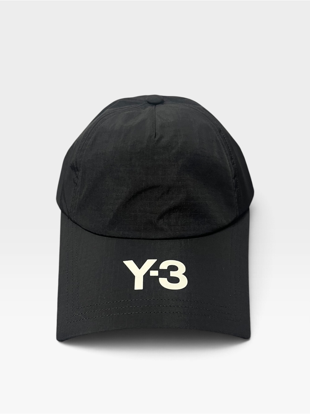 Y-3 Black Cap with White Y-3 Logo